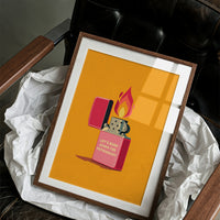 Let’s Burn Down the Patriarchy Art Print