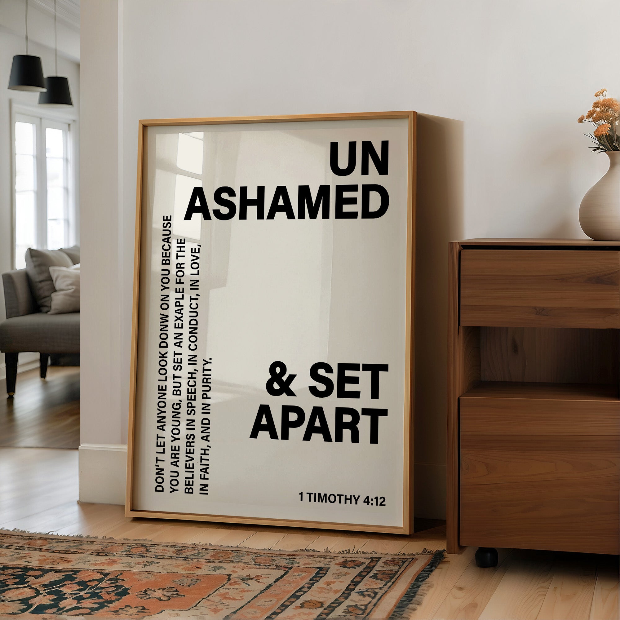 Unashamed and Set Apart