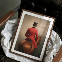 Rider in Scarlet Silence