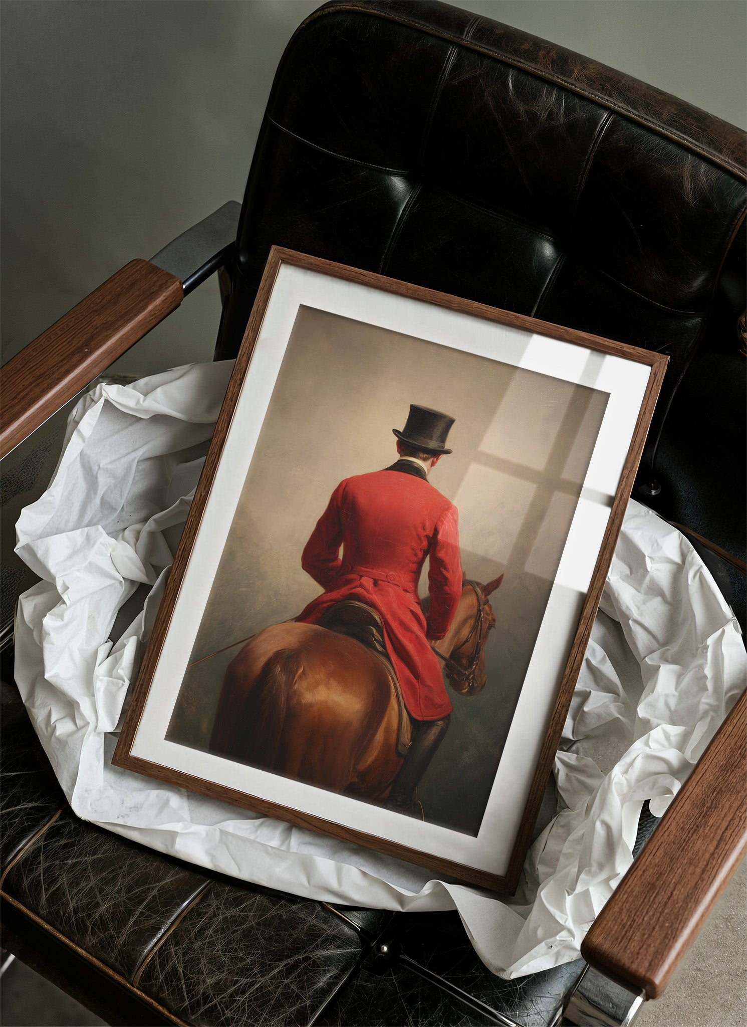Rider in Scarlet Silence