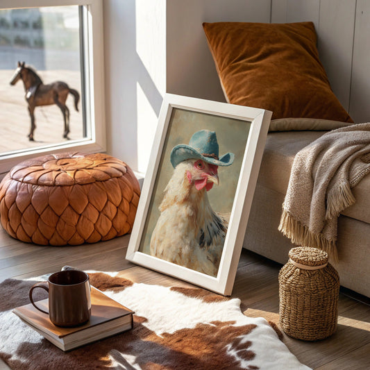 Blue Brim Barn Queen