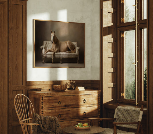 Golden Reverie Reclined