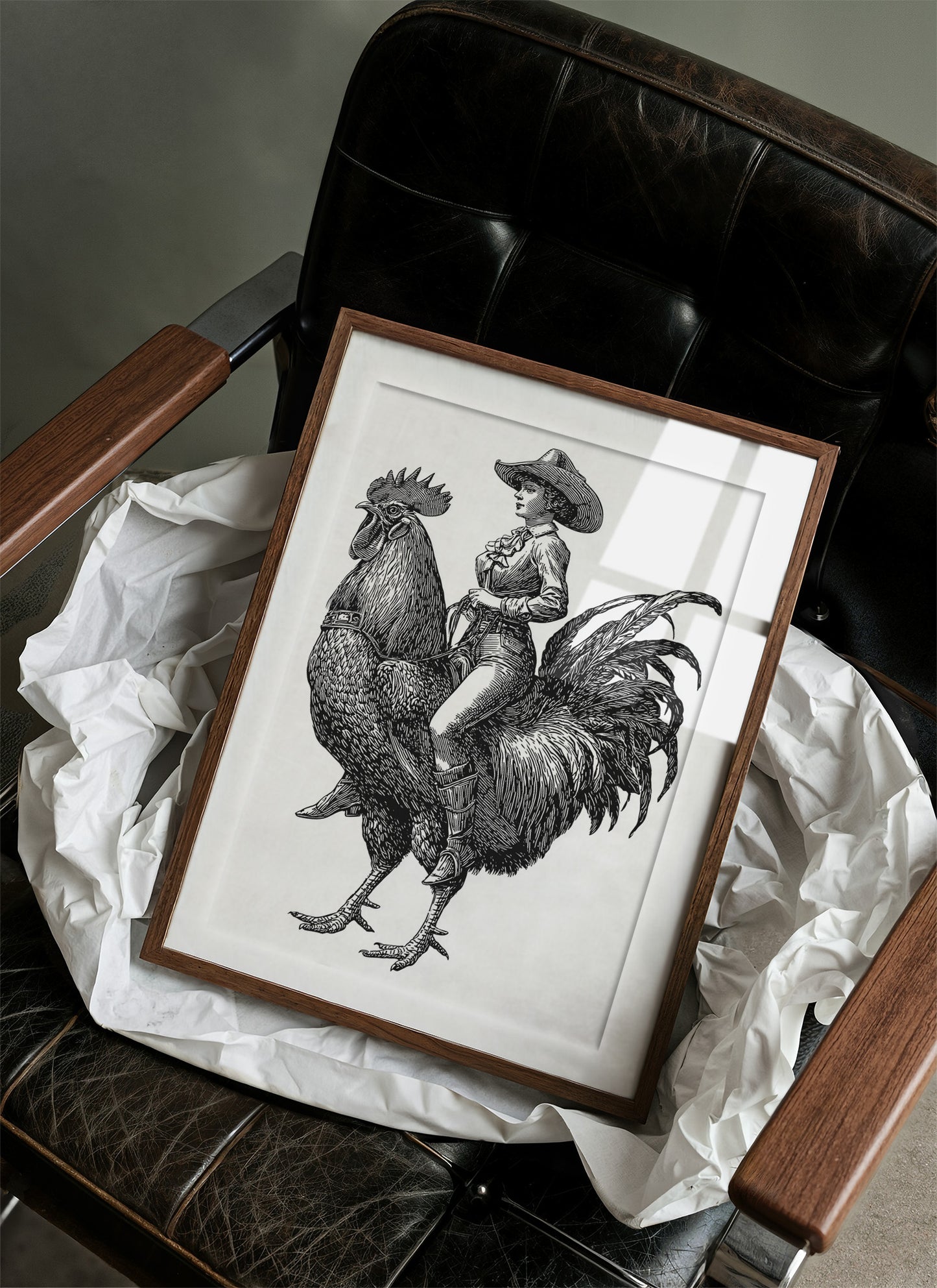 Rooster Ride At High Noon