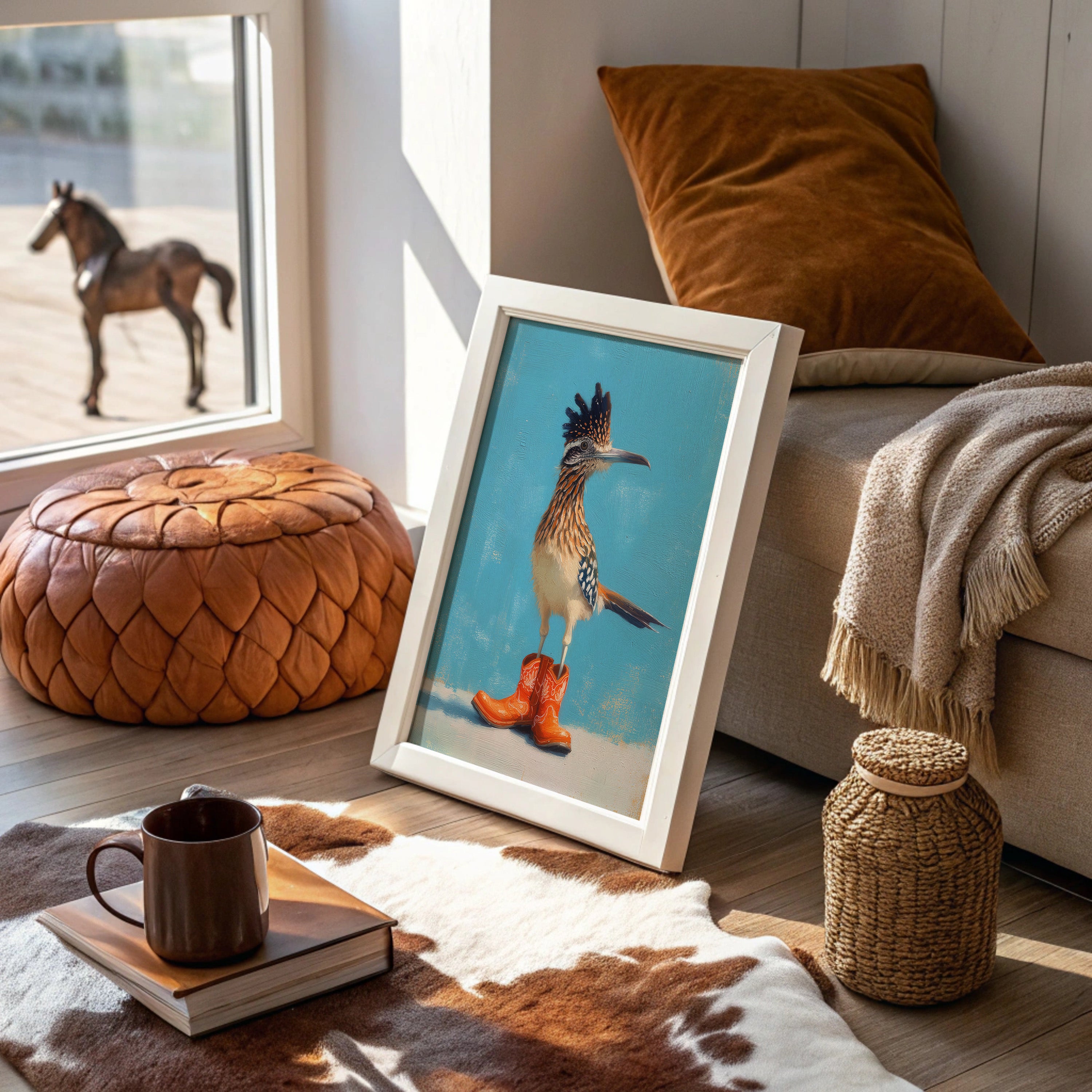 Desert Dash In Cowboy Boots