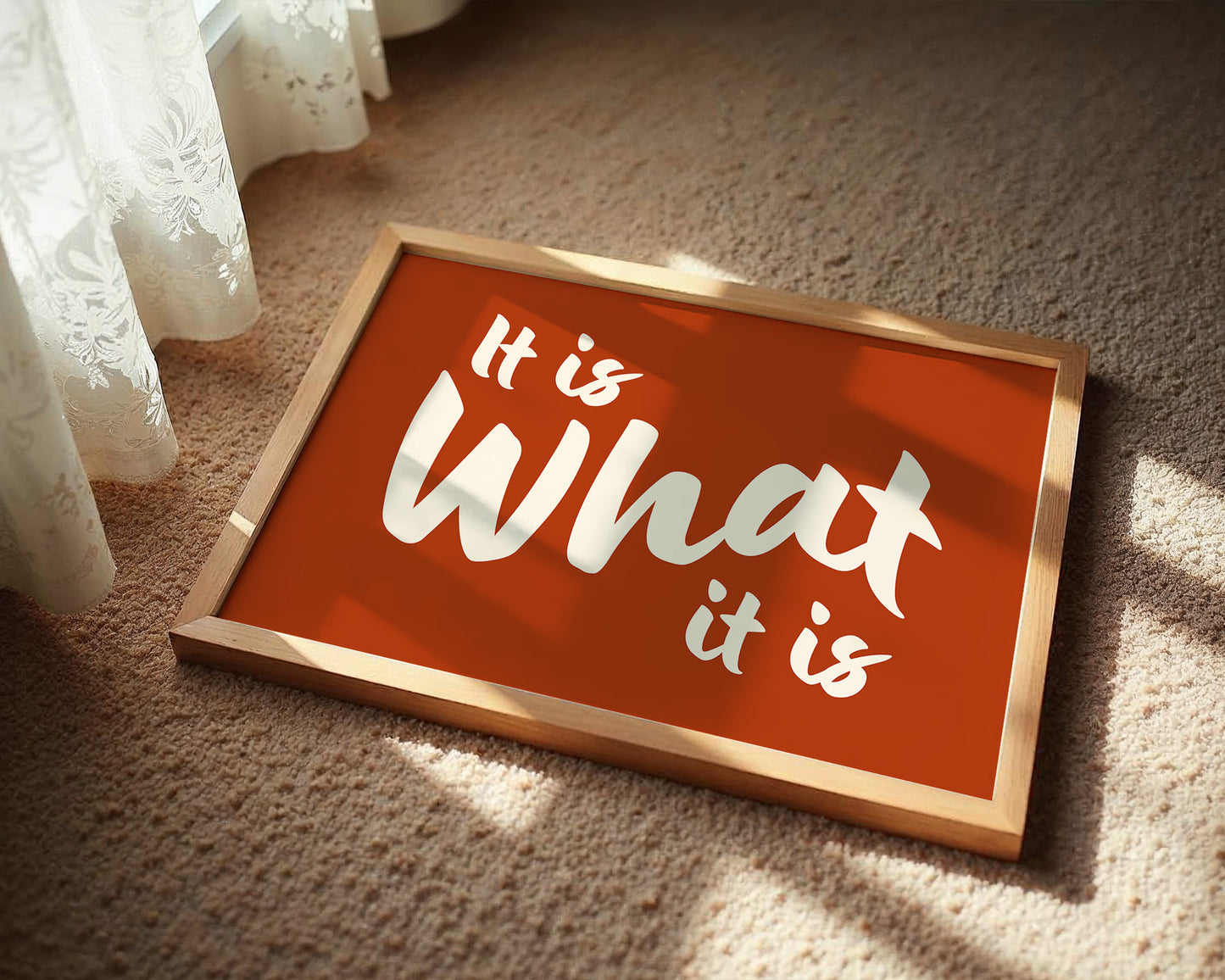 It Is What It Is Quote Art
