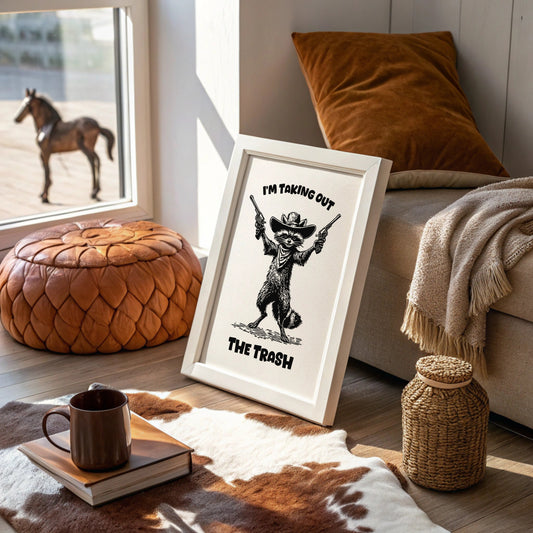 Im Taking Out the Trash Raccoon