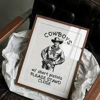 Cowboys With Short Pistols