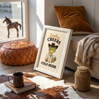 Cowboy Cheers Cold Beers