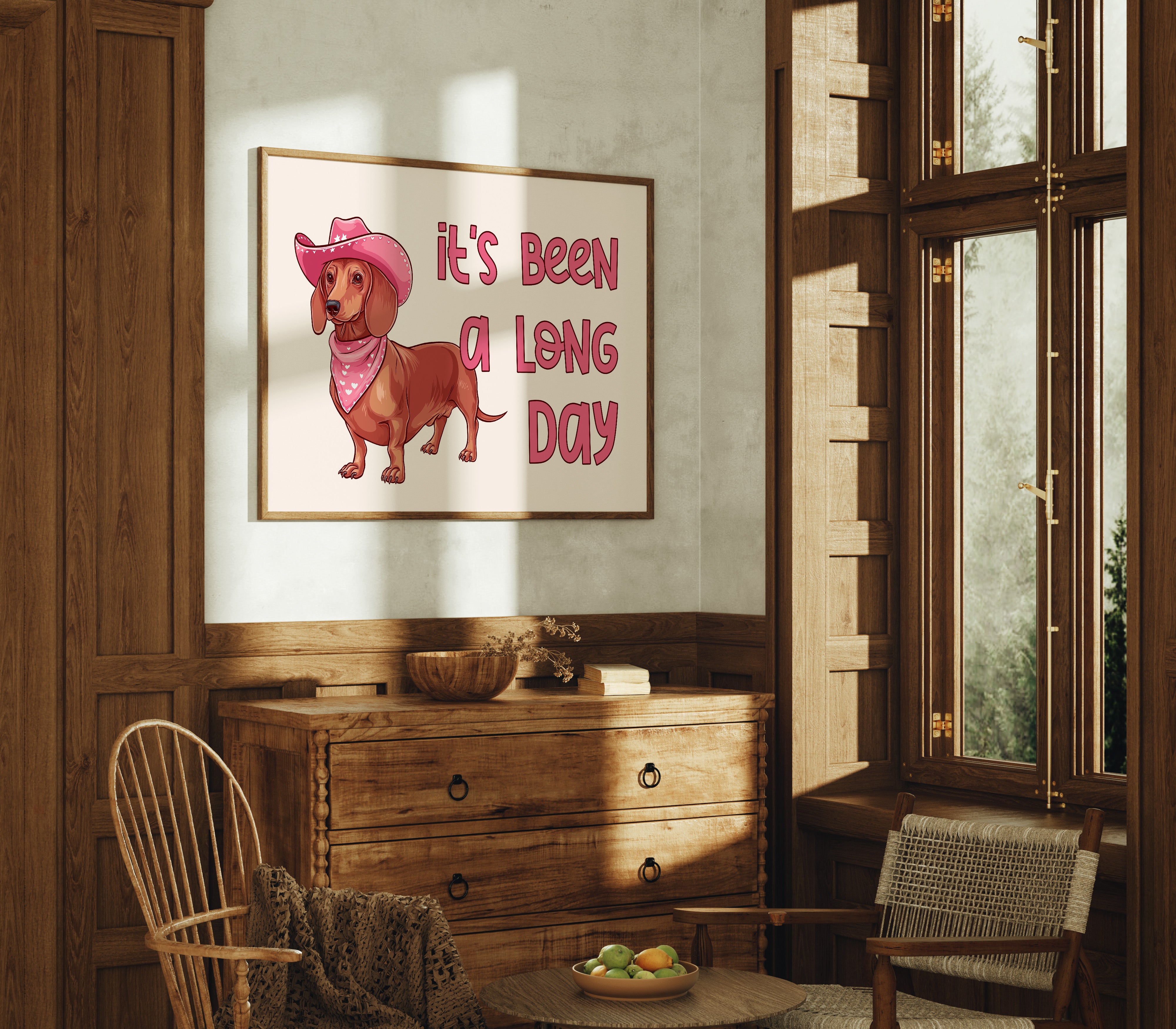 Its Been a Long Day Cowgirl Dachshund