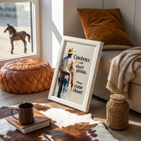 Giddy Up Partner Cowboy Print