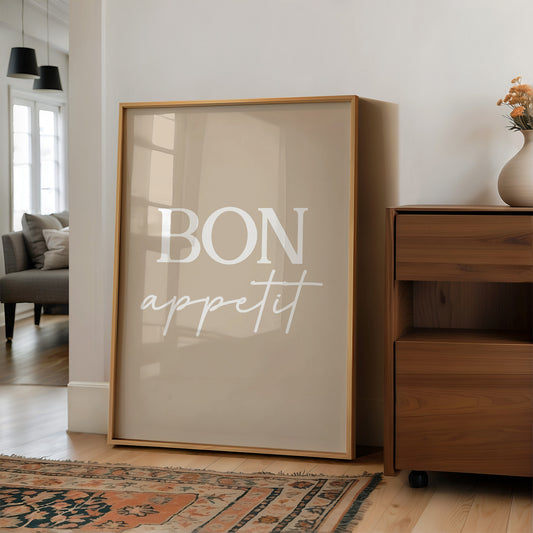 Bon Appetit Kitchen Quote