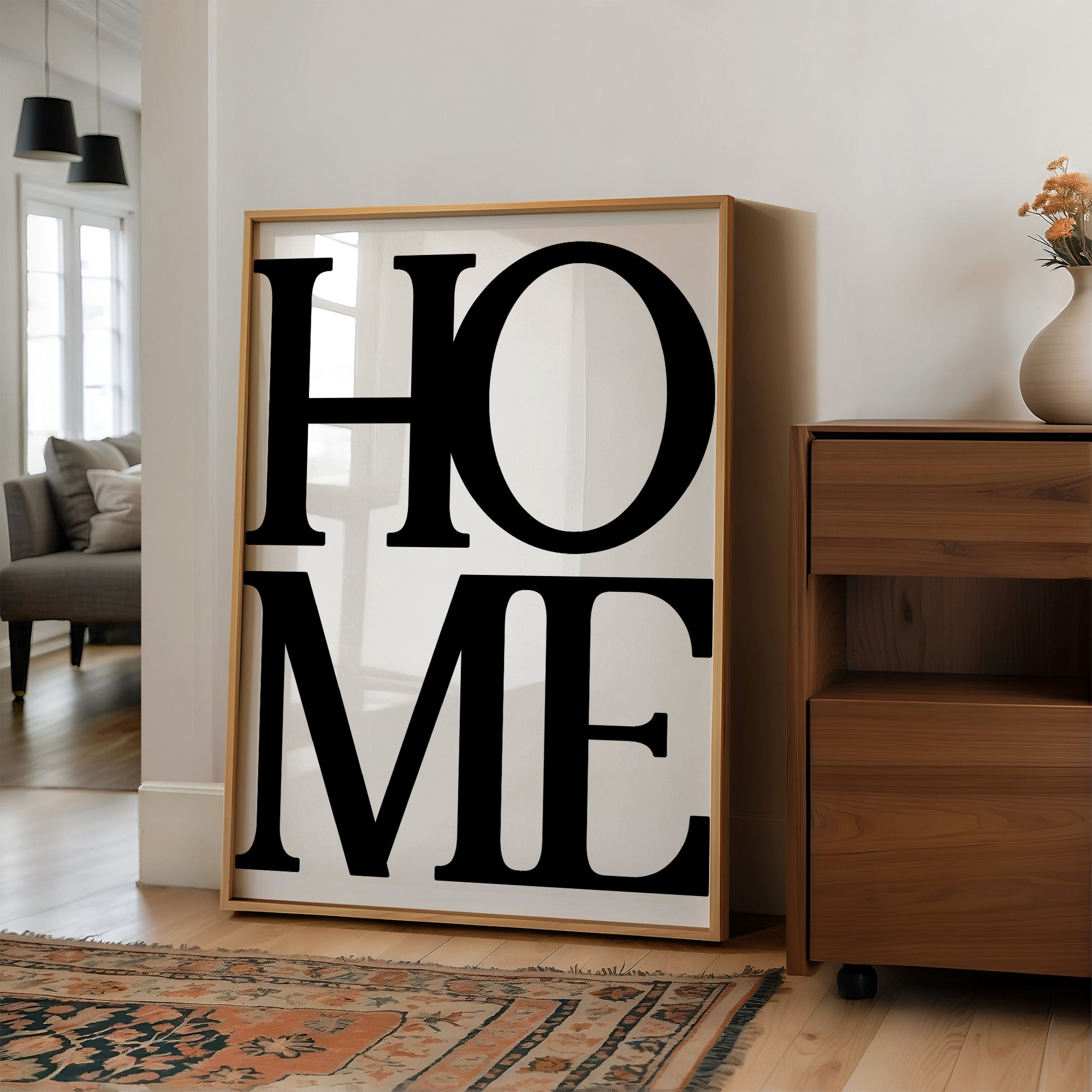 Bold Serif Home Typography Print