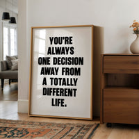 Home Sweet Home Bold Typography Print