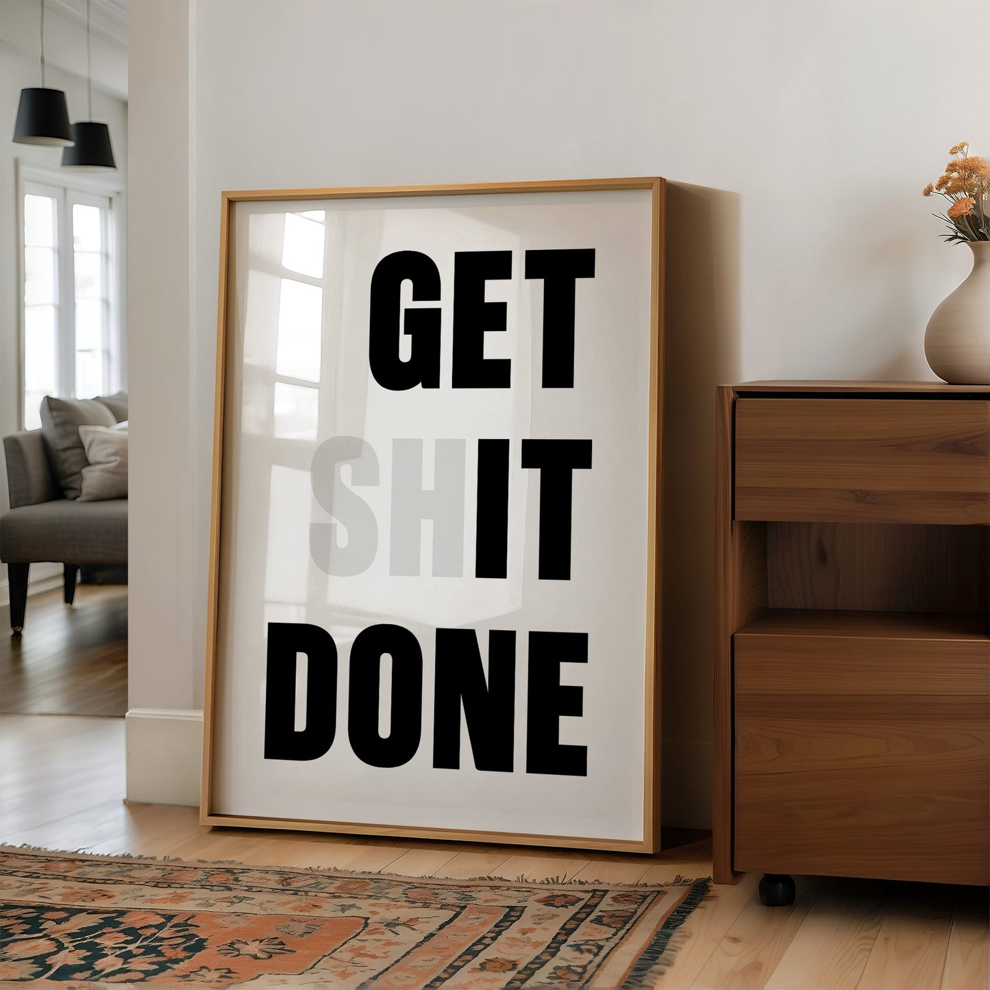 One Percent Better Minimalist Motivation Print