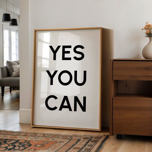 Yes You Can Bold Typography