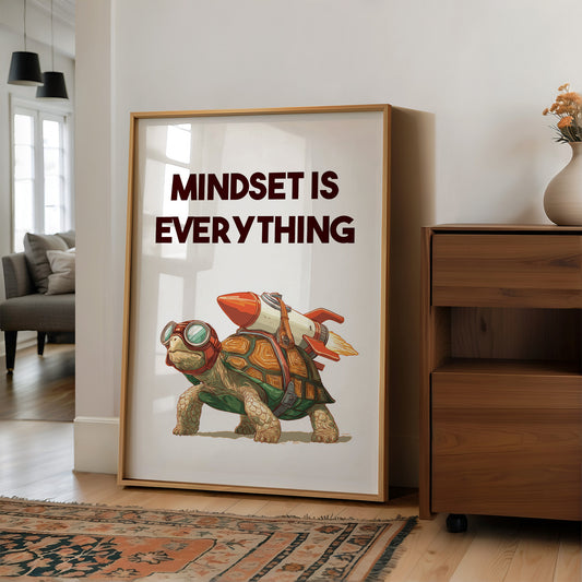 Mindset Is Everything Turtle