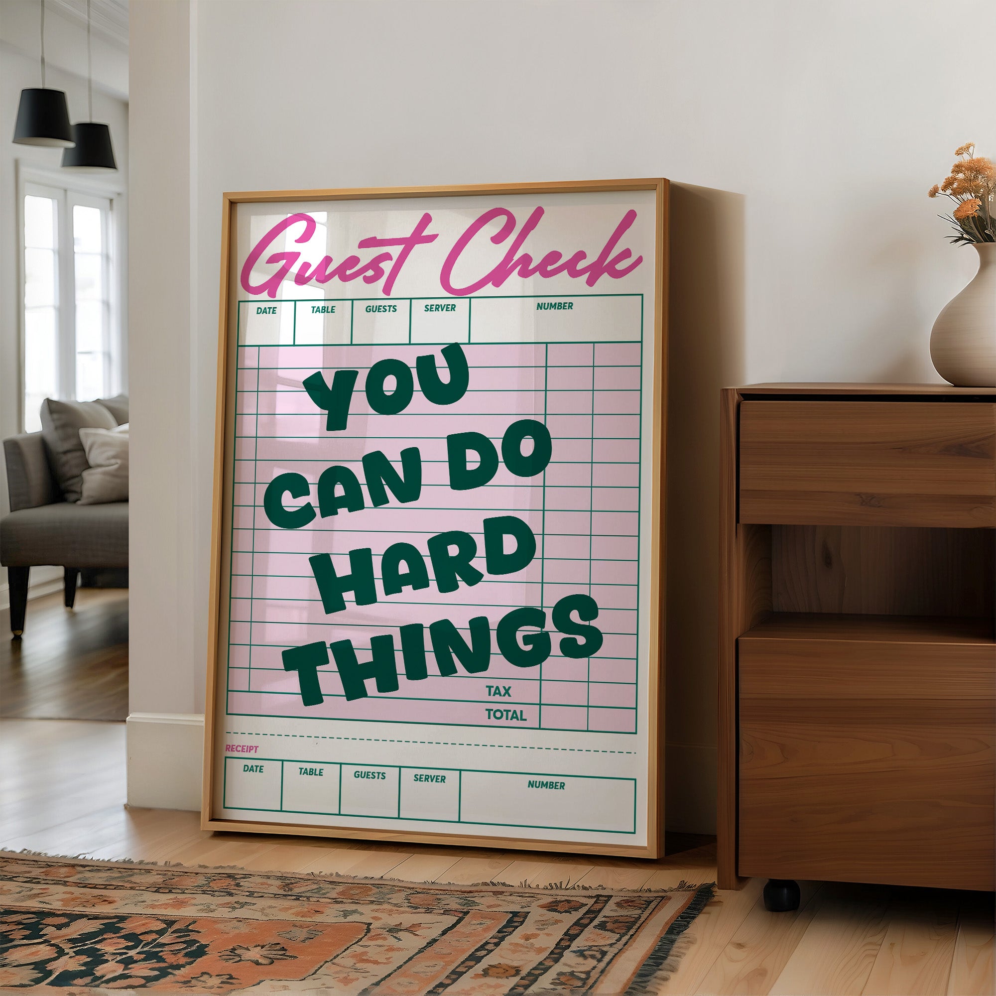 You Can Do Hard Things Guest Check