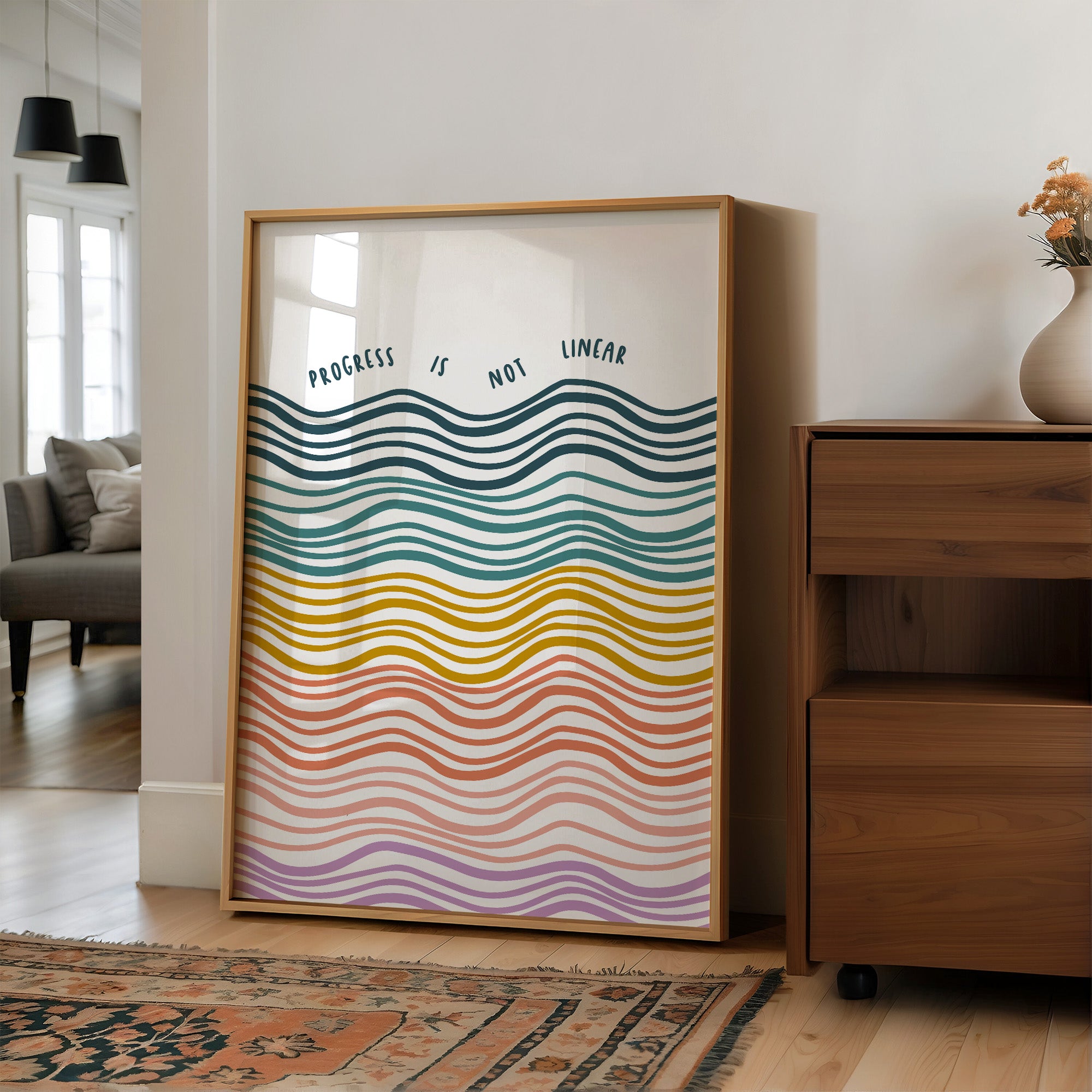 Progress Is Not Linear Retro Waves