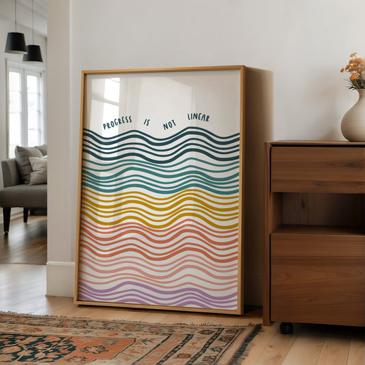 Progress Is Not Linear Retro Waves