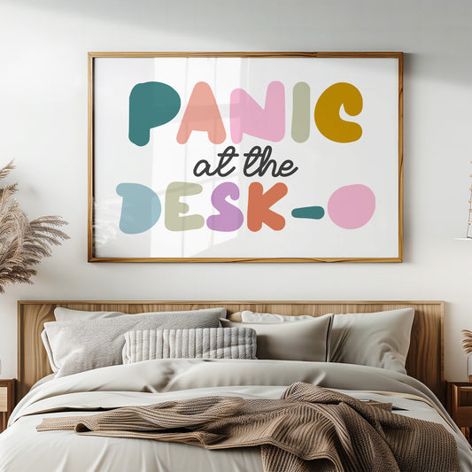 Panic at the Desk-O Canvas Art