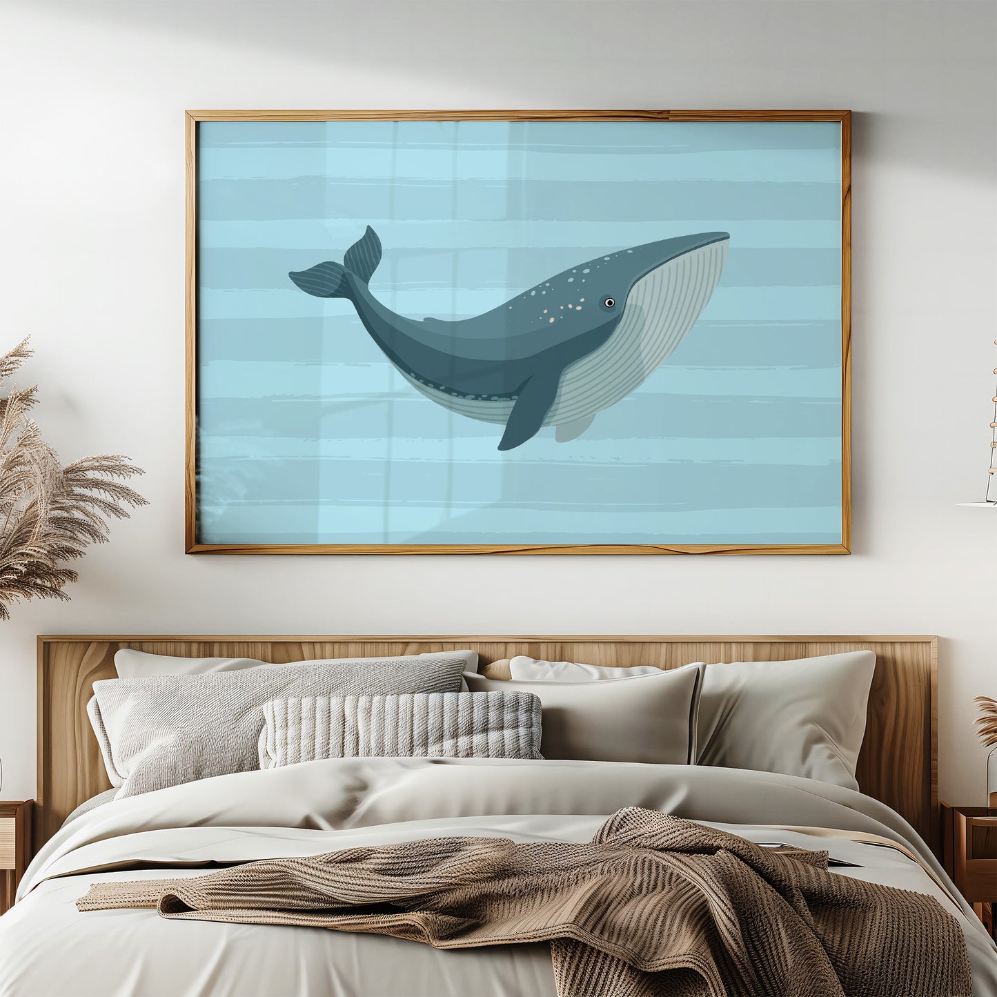 Blue Whale Canvas Art