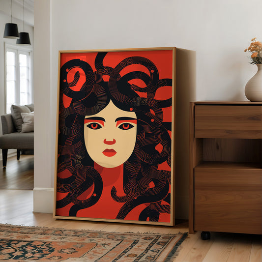 Modern Medusa Portrait
