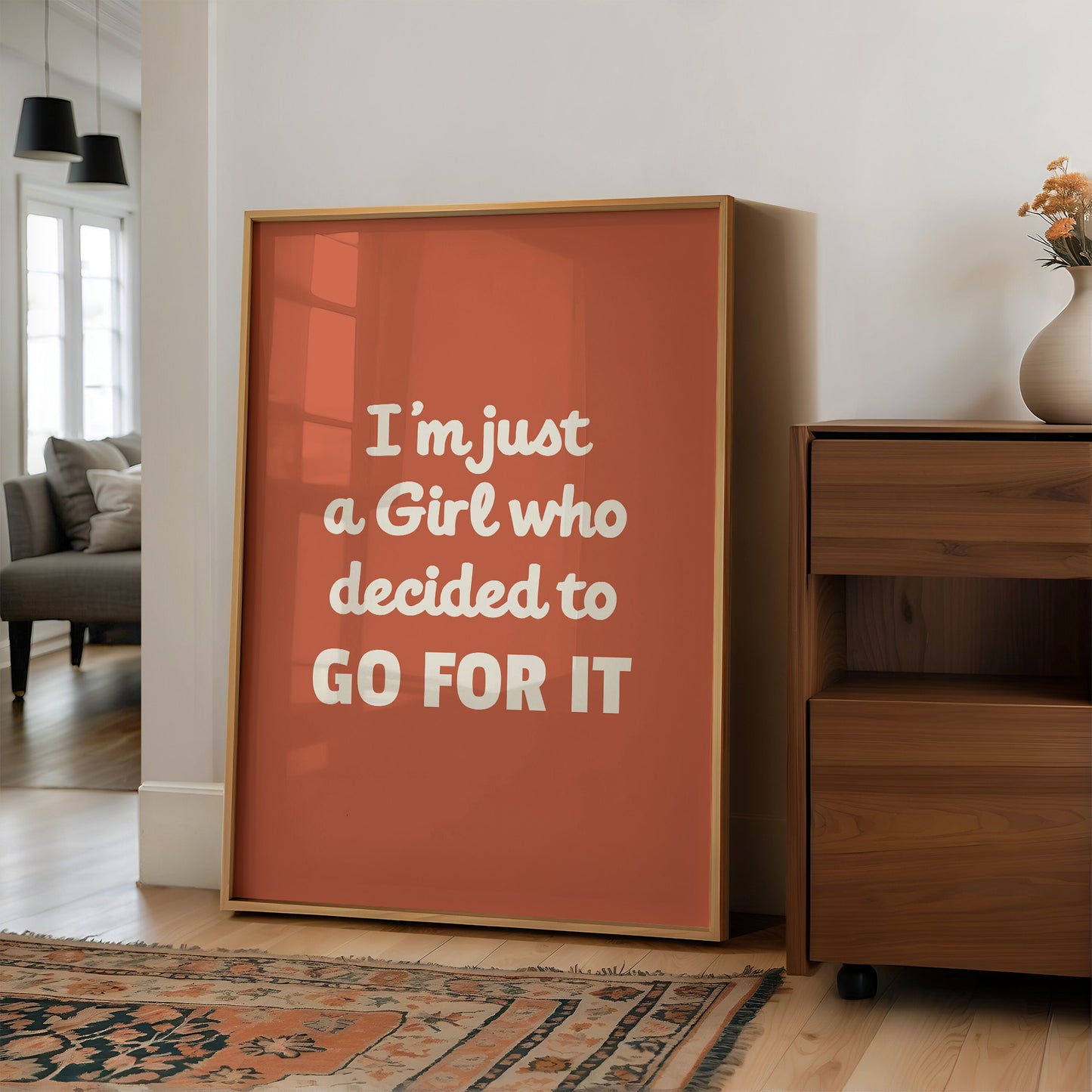 Im Just A Girl Who Decided To Go For It