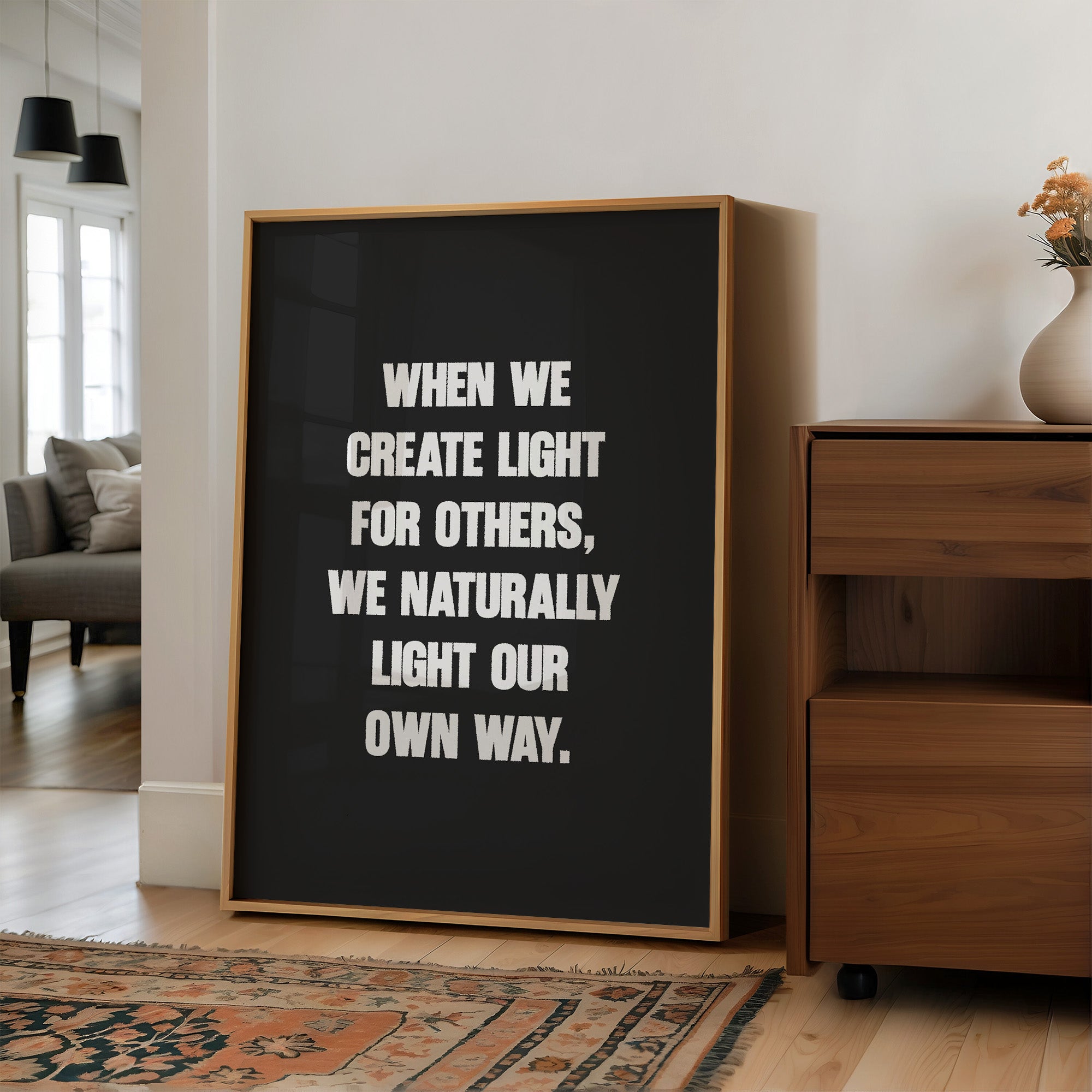Create Light For Others Quote