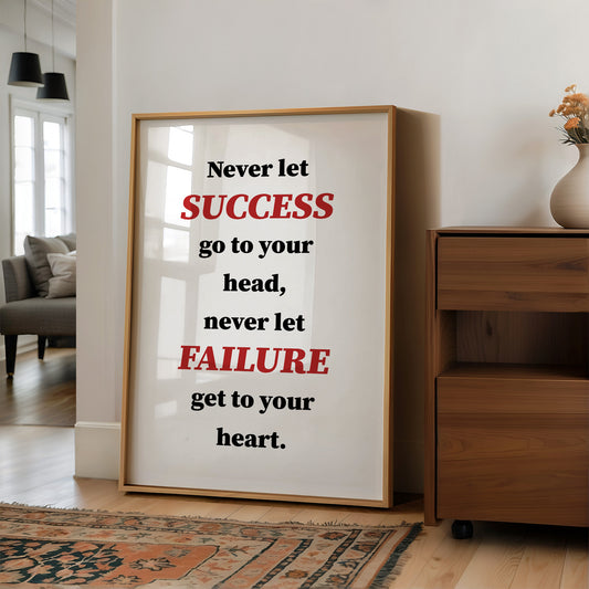 Success And Failure Balance