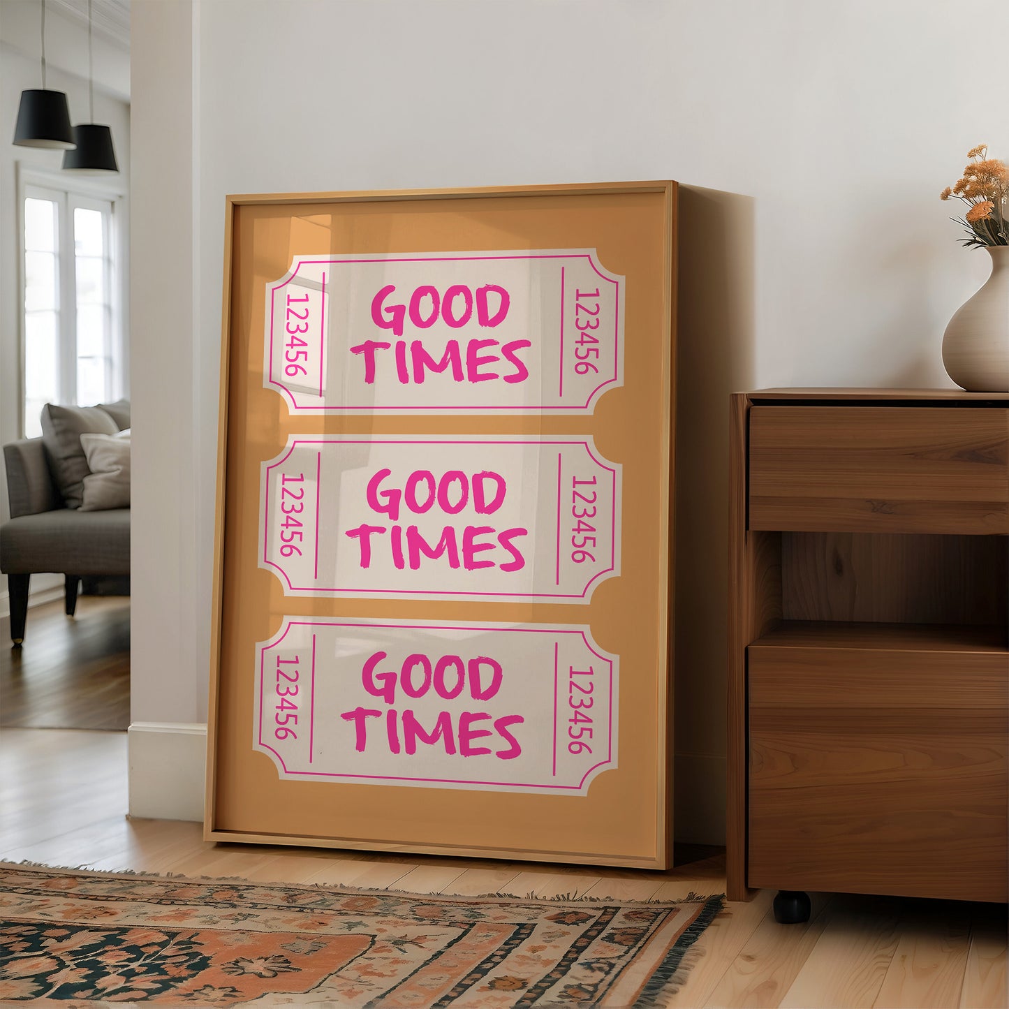 Good Times Ticket Wall Art