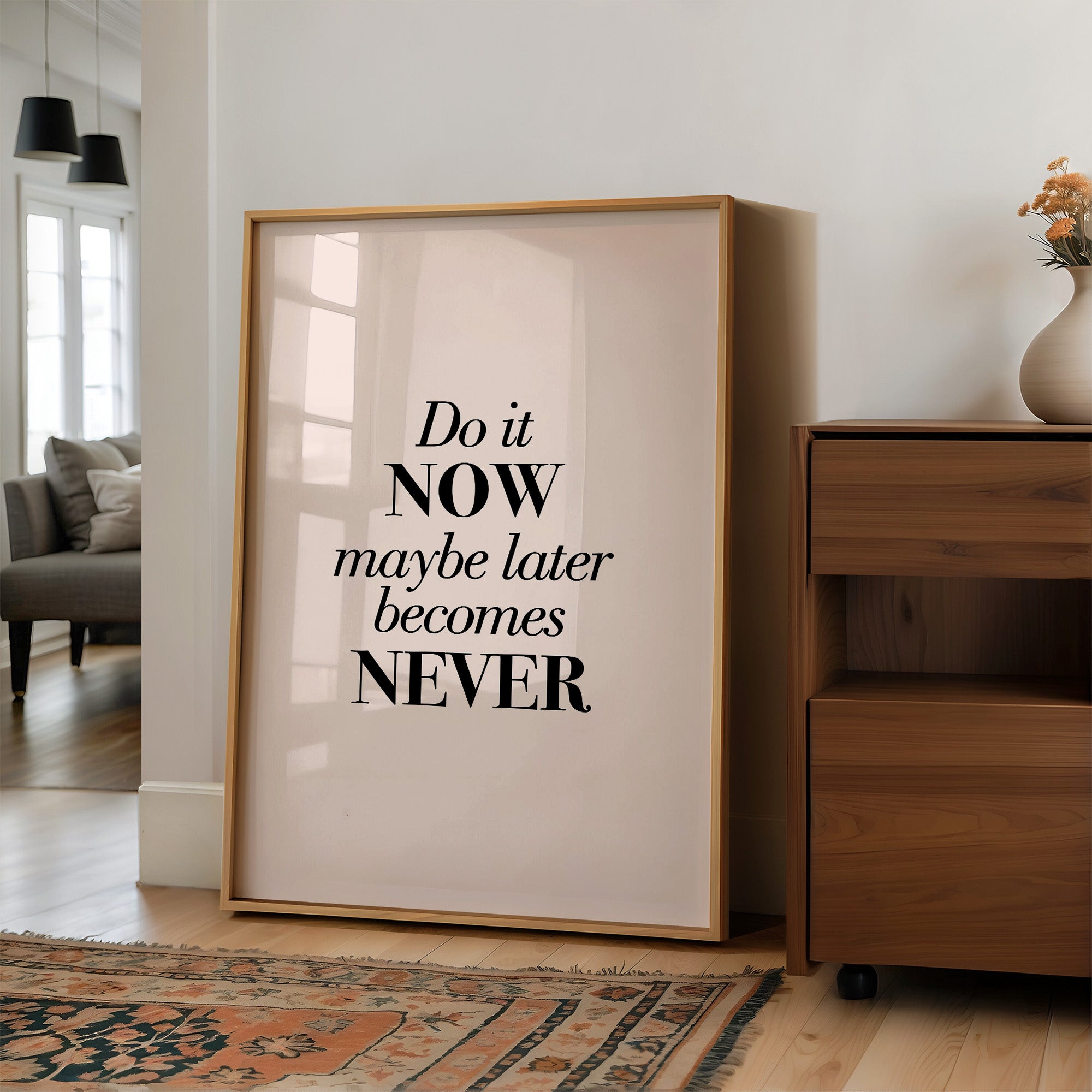 Do It Now Maybe Later Becomes Never