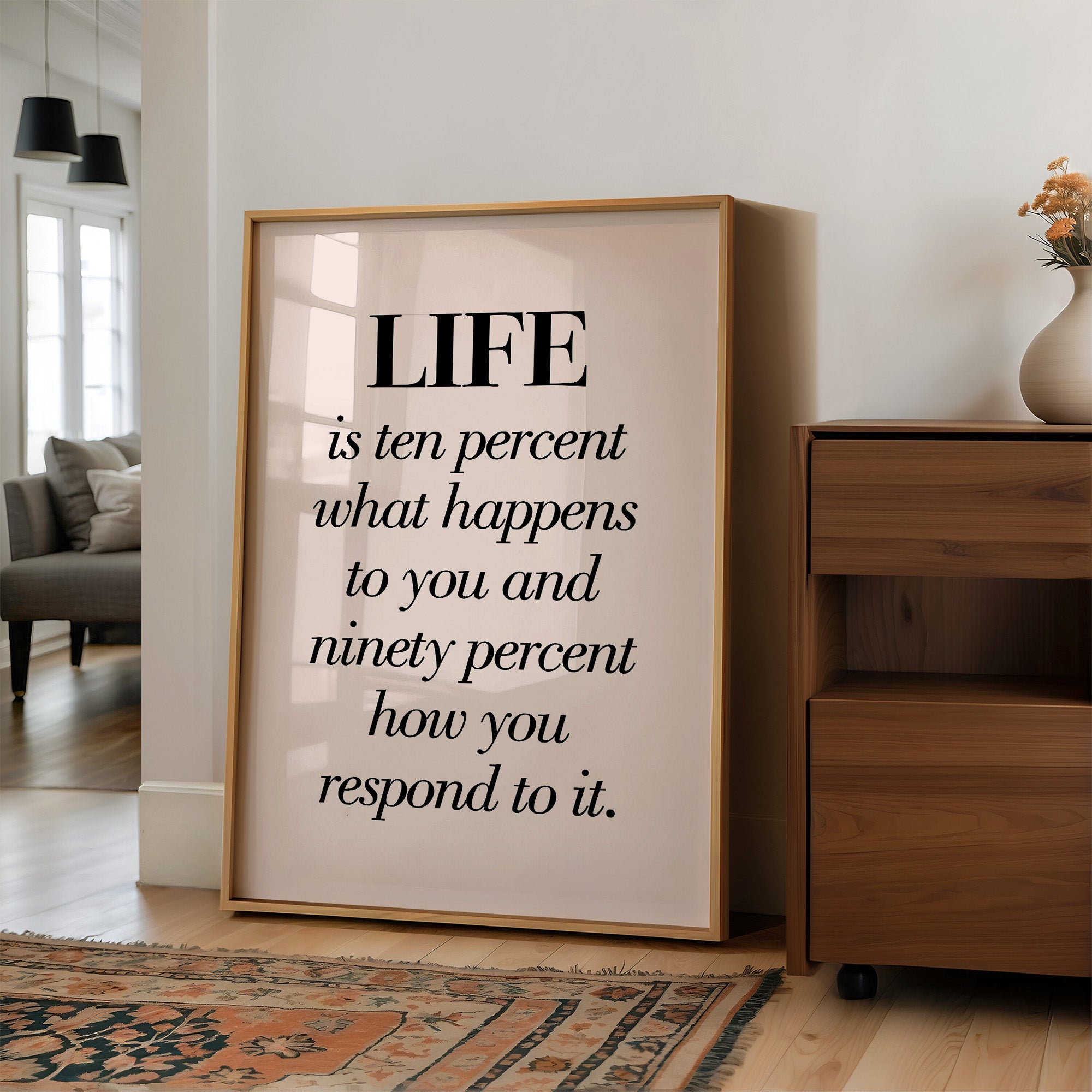 Life Is Ten Percent What Happens To You
