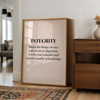 Integrity Alignment Leadership Quote