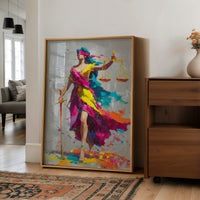 She Painted the Courthouse on Her Way In