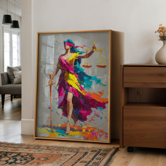She Painted the Courthouse on Her Way In