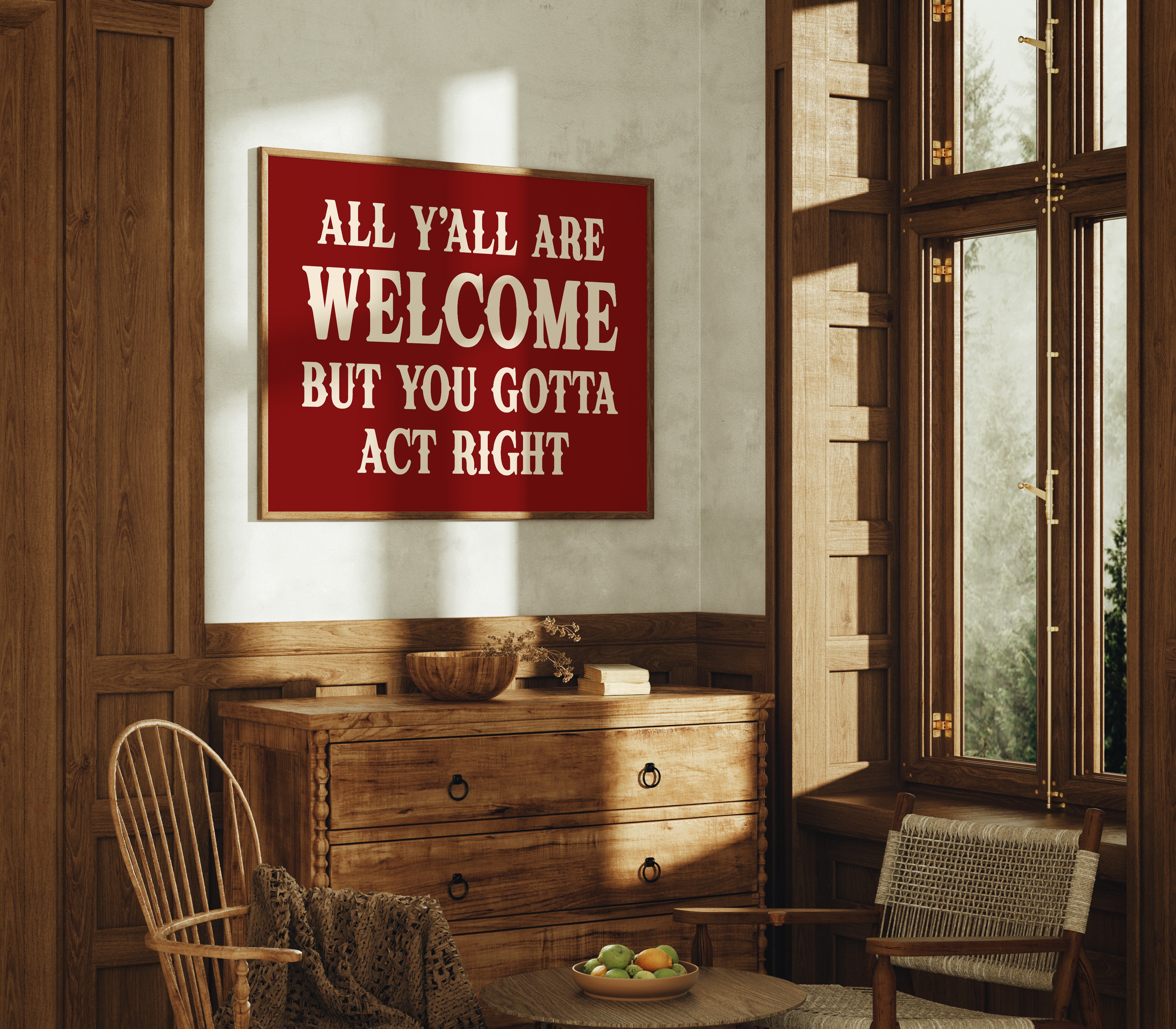 The House Rules Are Simple