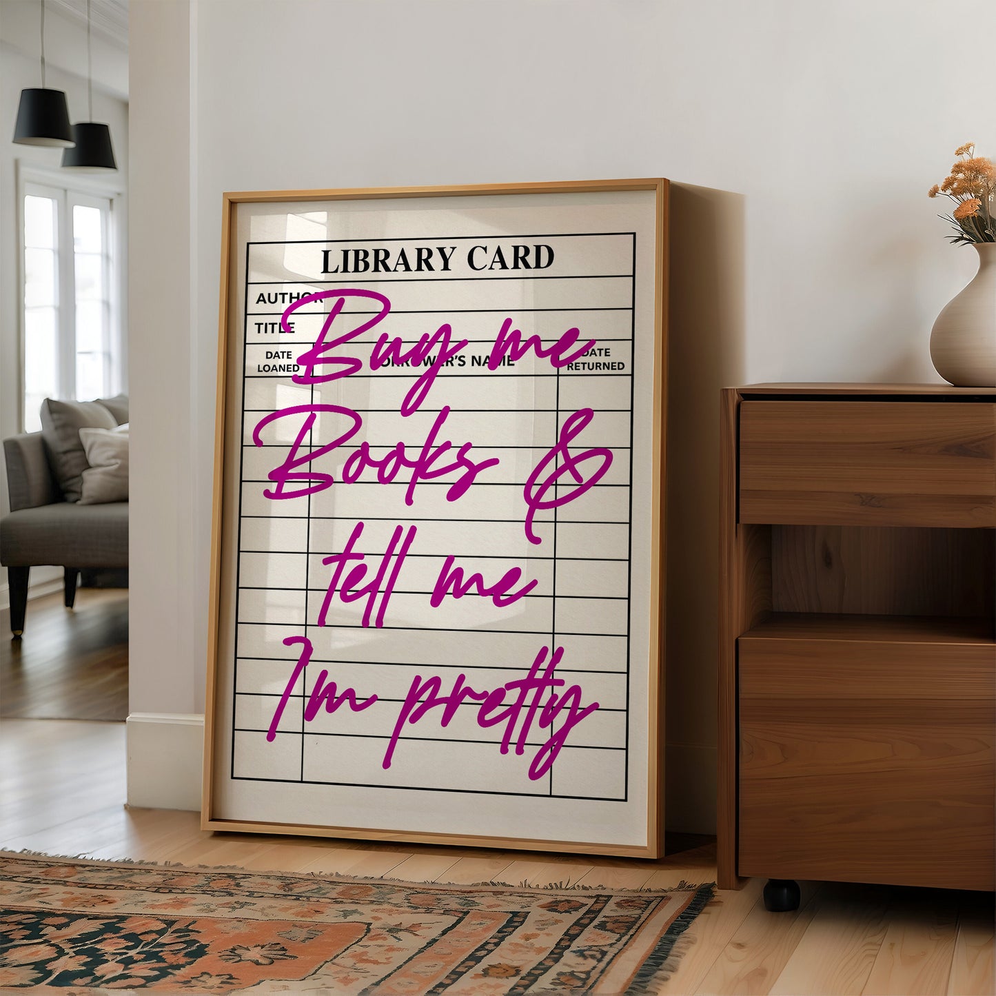 Buy Me Books and Tell Me I'm Pretty, Magenta