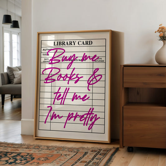 Buy Me Books and Tell Me I'm Pretty, Magenta