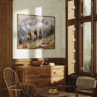 Three Riders Before the Snow