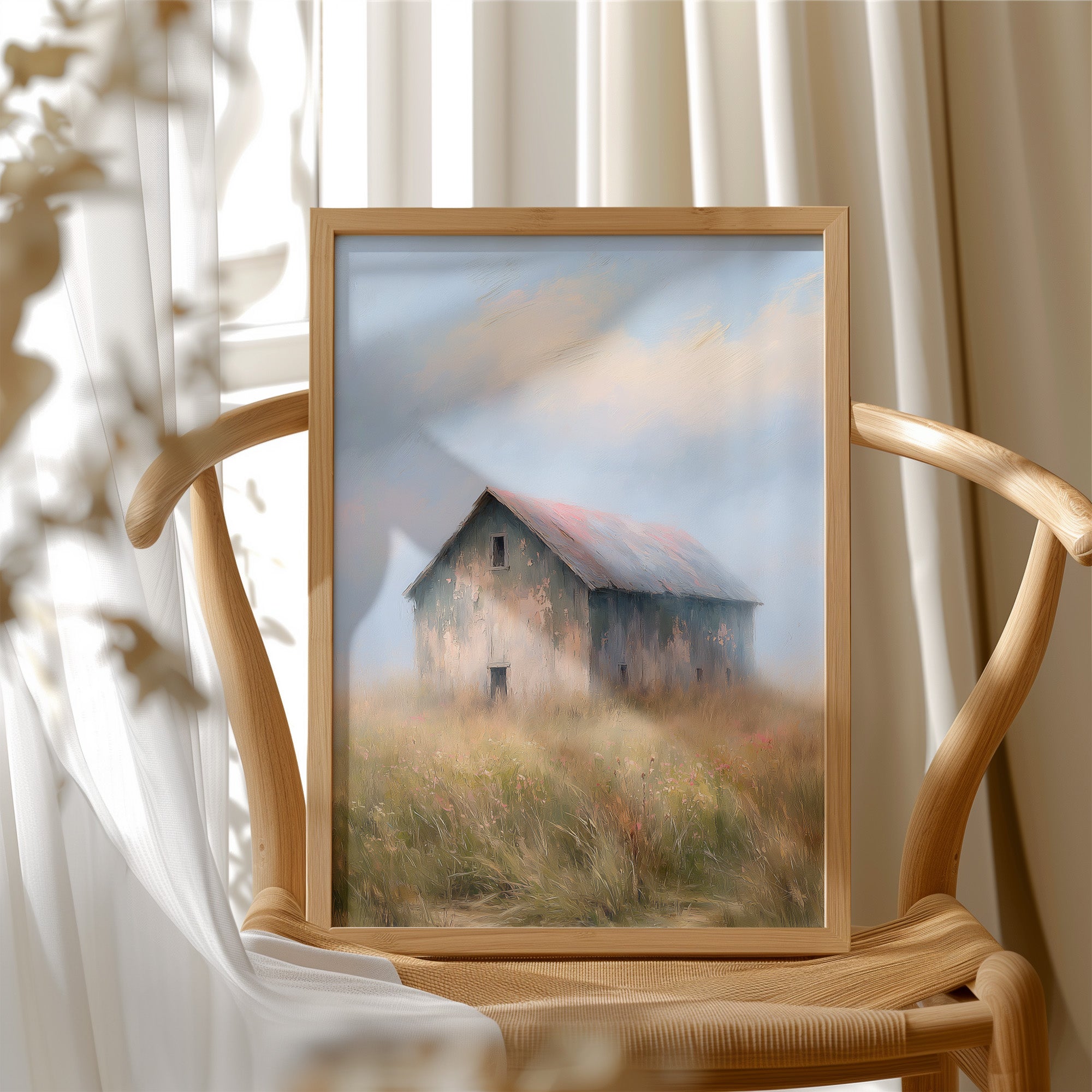 Where the Wildflowers Meet the Old Barn