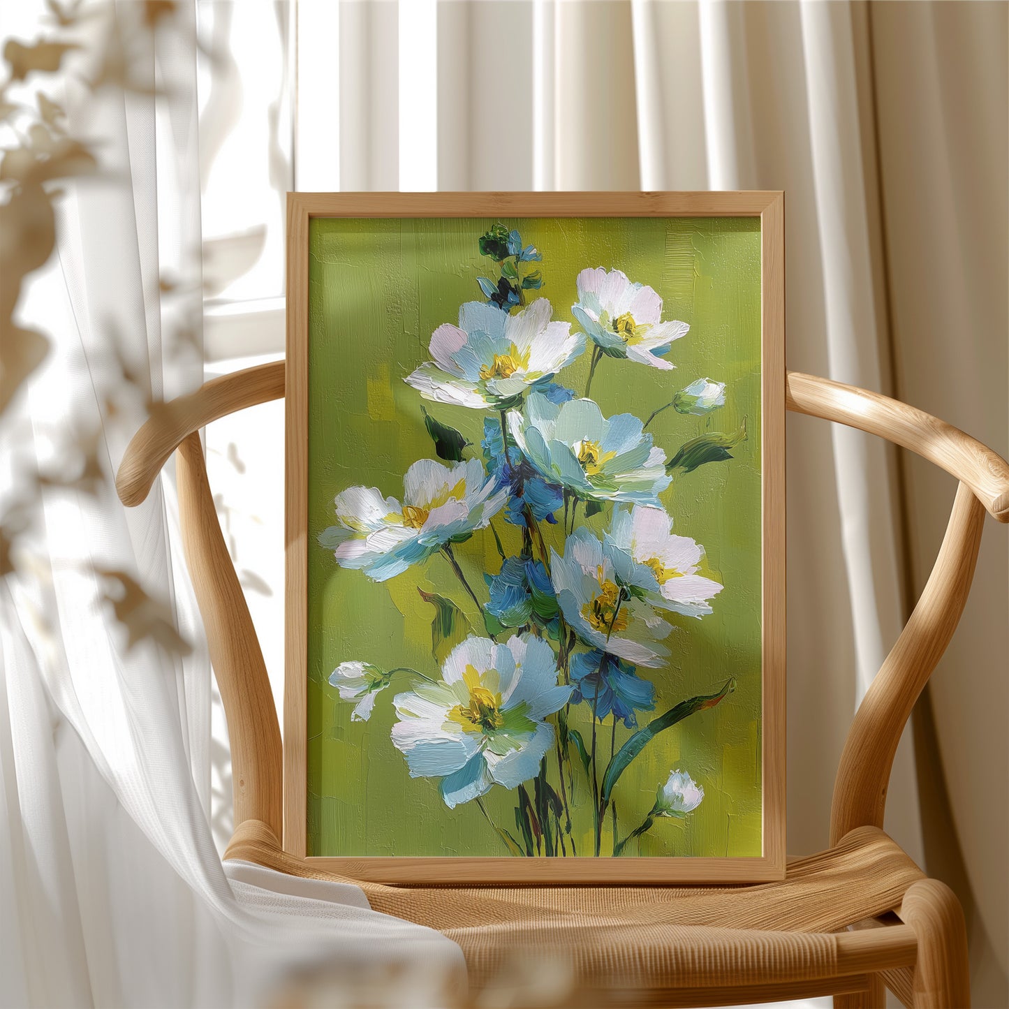 Something Blue in the Meadow Green
