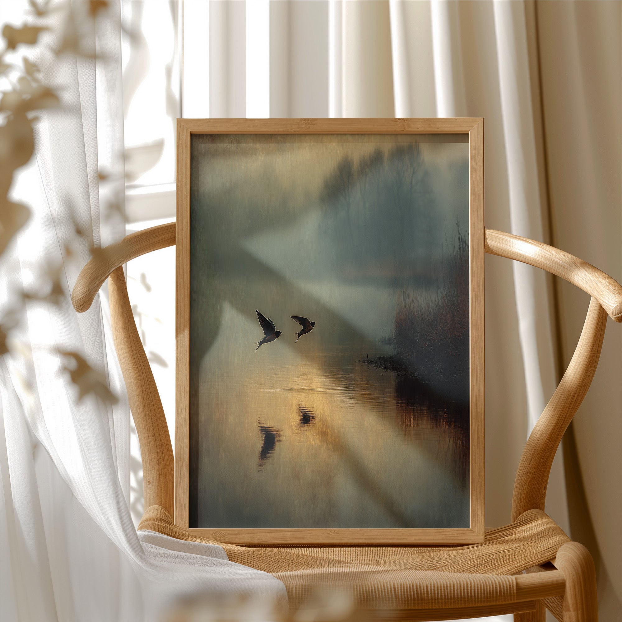 They Flew Low Over Still Water
