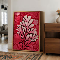 Crimson Fronds at Full Bloom