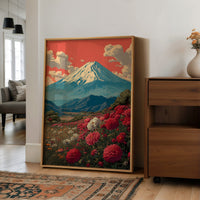 Where the Chrysanthemums Face Fuji