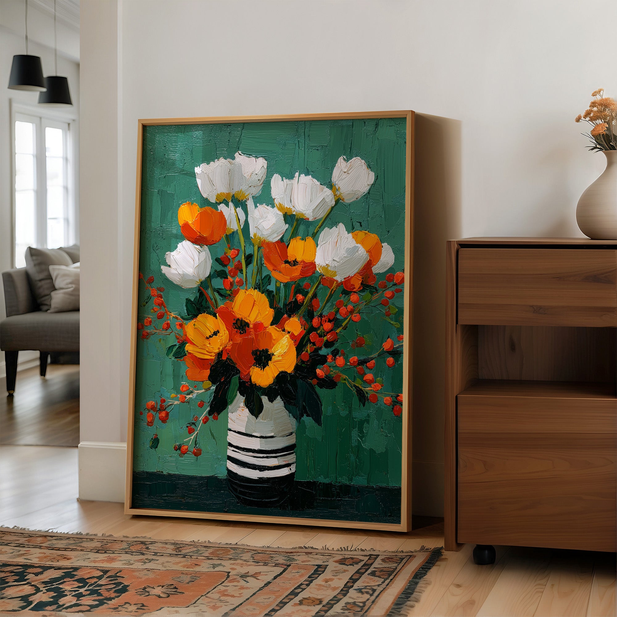 The Striped Vase Had Good Taste