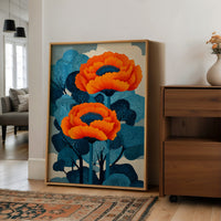 Two Fires in a Blue Forest