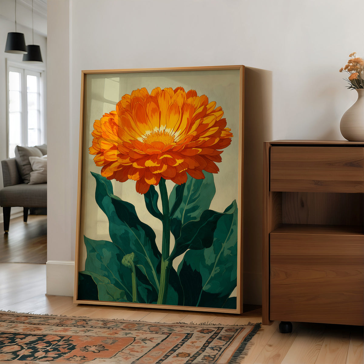 The Calendula Held the Light