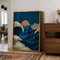 The Sun Meets the Wave Halfway