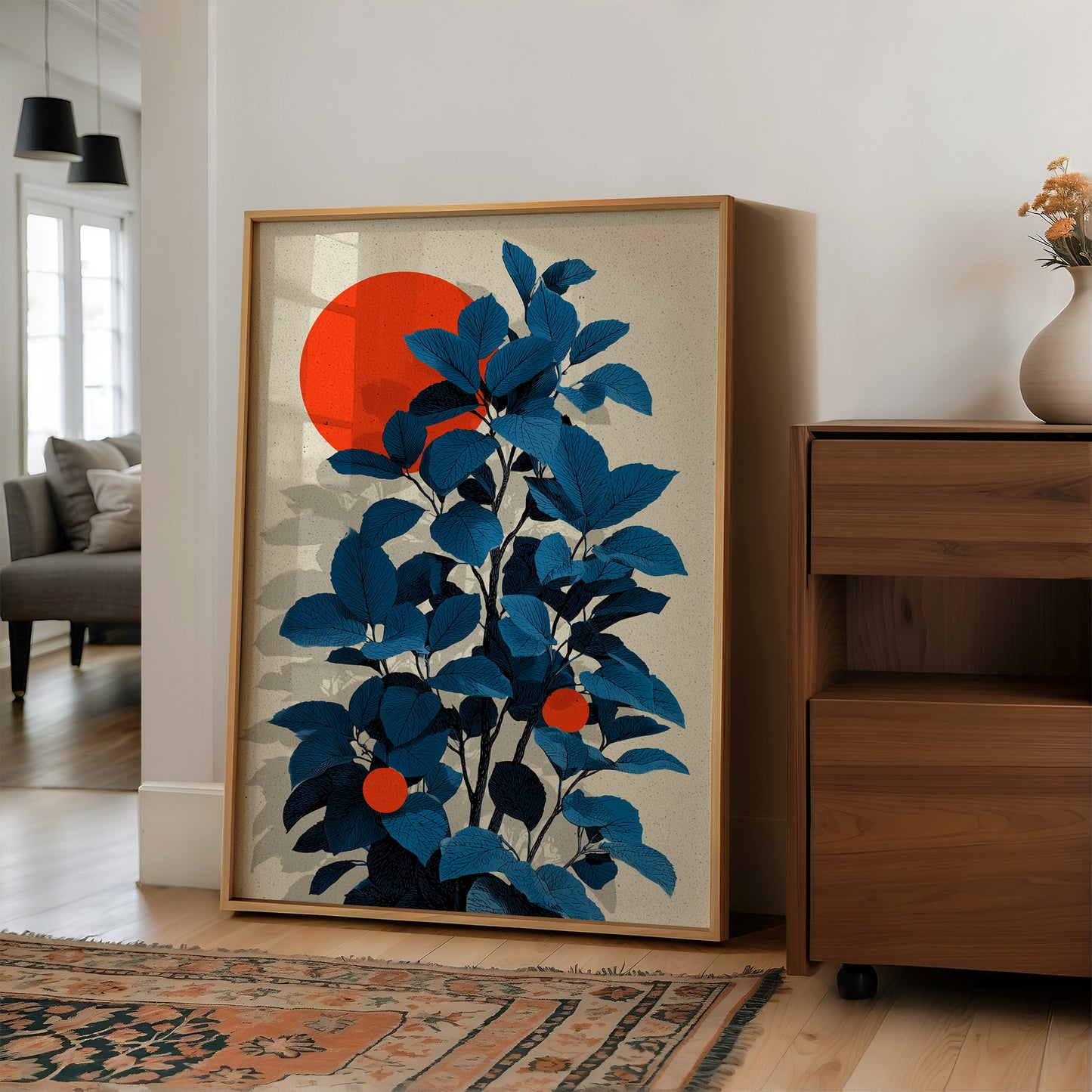 The Sun Rises Behind the Blue