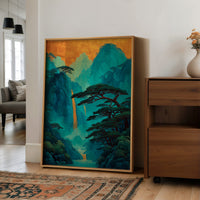 Gold Falls Through Ancient Pines
